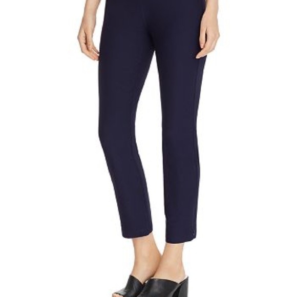 Eileen Fisher Women’s Crop Leggings With Ankle Zip Black Size Small Pull On - Picture 1 of 8
